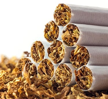 tobacco causes teeth damage