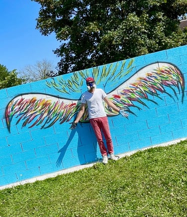 artiste peintre français street art Tiwan Antoine Charlet