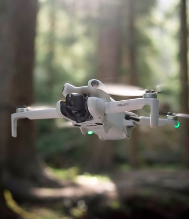 Drone DJI Mavic usado para filmagem aérea Curitiba