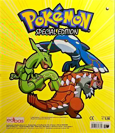 Classeur jaune Lamincards spécial édition back