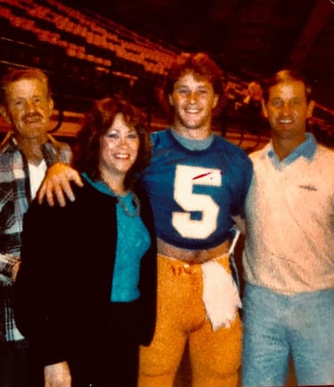 Terry Mahan at NAU, 1980s