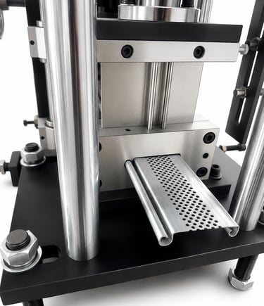 Fabricacion de fleje microperforado para cortina enrollable