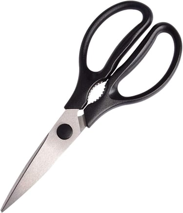a pair of scissors and a pair of scissors