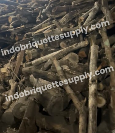 natural wood for producing best quality Indonesia coconut charcoal briquette