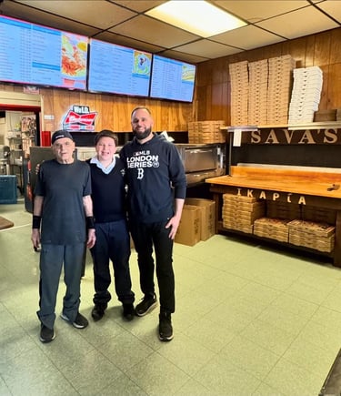 3 generations of ownership at Savas Pizza in Somerset MA