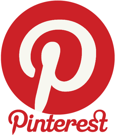 The official red and white Pinterest logo featuring the stylized P icon and wordmark.