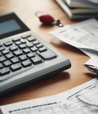 A friendly financial advisor discussing loan options with a client in a cozy office.