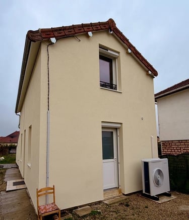 travaux d'isolation extérieure terminés saint parres les vaudes