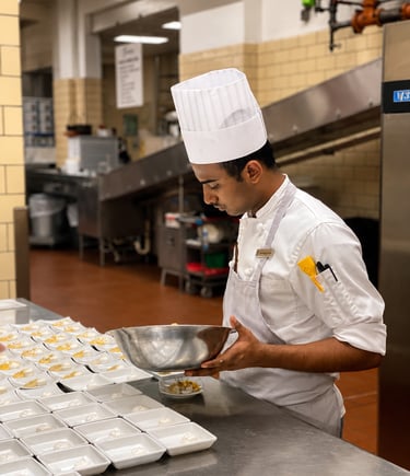 Chef Santhosh Prasad At The Main Dinning Room, The Greenbrier, WV, USA
