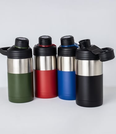 garrafa-termica-350ml personalizada com logomarca em Piracicaba