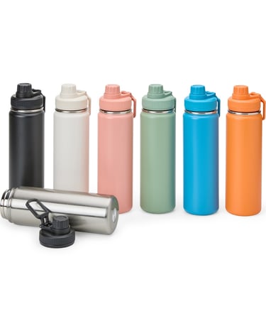 garrafa-termica-inox-750ml-personalizada com logomarca em Piracicaba