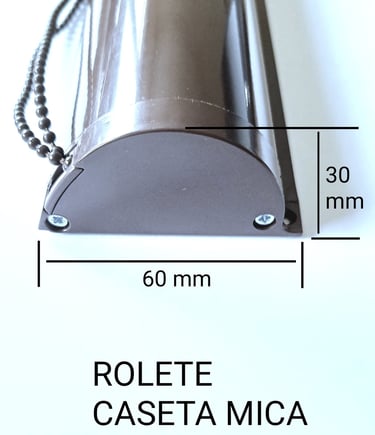 Rolete caseta mica din aluminiu alba,maro,nuc,gri antracit, silver. mahon, stejar auriu, wenghe, etc