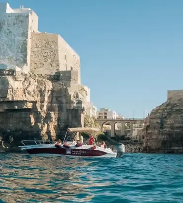 Navigating the cliffs only reachable by sea