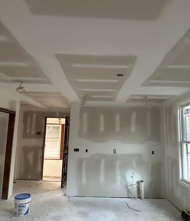 Drywall installation and interior renovation by Renjay Remodeling, CT