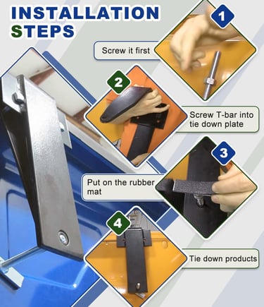 truck camper tie downs