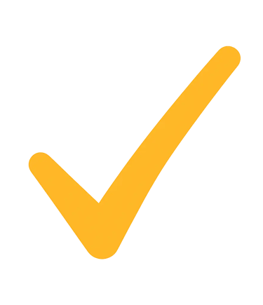 icone checked couleur or et lien