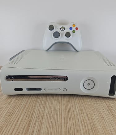 xbox 360 bianca console