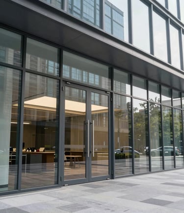 A diverse team of IT professionals collaborating over laptops in a modern office space.