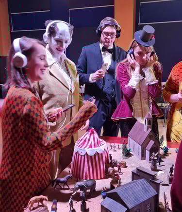 Unikalios šventės ir cirko ar laukinių vakarų scenarijai