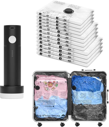 vacuum bags that save space when packing