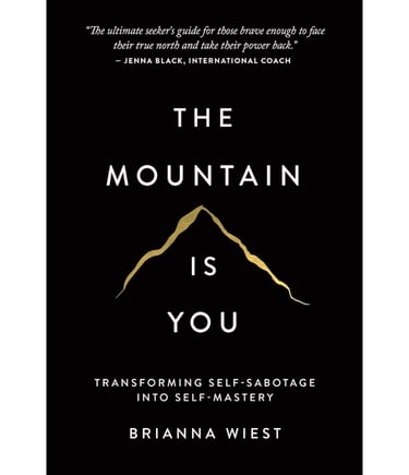The Mountain Is You book cover – The Mountain Is You by Brianna Wiest