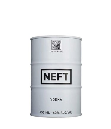 a white metal barrel with a white background