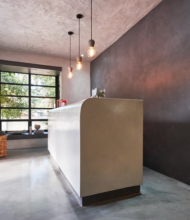 Wall, floor and ceiling finishes professionally installed by Tswanacrete.