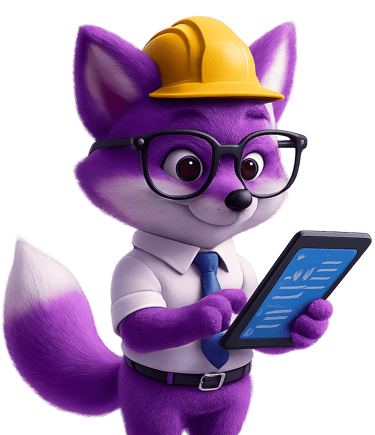 ZIZA Build Mascot fox | inventory management app