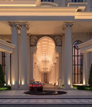 The Bliss Condominium enterance dropoff