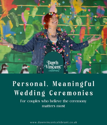 Dawn Vincent Celebrant Welcome Pack front cover