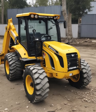 Various diesel engine components arranged neatly on a workshop table.