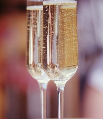 An image of champagne to show that our robots can provide luxuries and gifts to customers