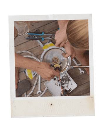 rénovation du vieux gréement le Skjoldnaes