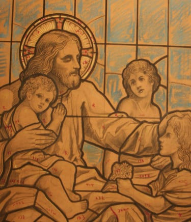 Jesus with children - Cartoon #130