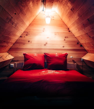 Chambre familiale 1 grand lit – meublé 2 étoiles Pyrénées