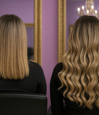 Applicazione extension capelli naturali a Cagliari – Salone specializzato in Sardegna