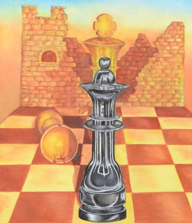 Check by New Mexico Artist John Dick-Peddie