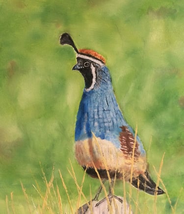 California Blues by New Mexico Artist John Dick-Peddie