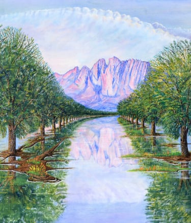 Dog Leg Right by New Mexico Artist John Dick-Peddie