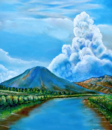One Peak by New Mexico Artist John Dick-Peddie