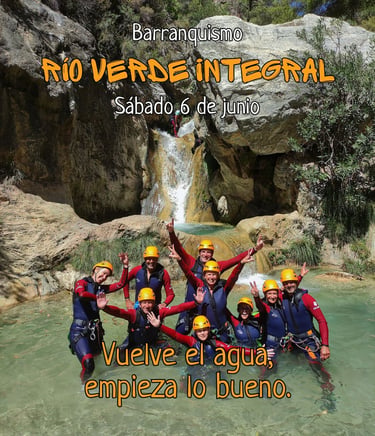 Actividad de aventura organizada por Guadalterra Aventura incluida en el calendario.