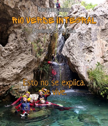 Actividad de aventura organizada por Guadalterra Aventura incluida en el calendario.