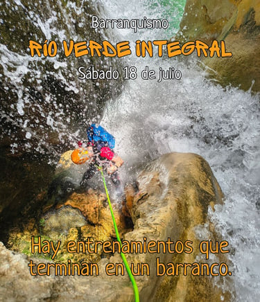 Actividad de aventura organizada por Guadalterra Aventura incluida en el calendario.