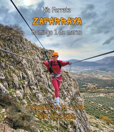 Actividad de aventura organizada por Guadalterra Aventura incluida en el calendario.