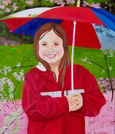 child children portrait art artist painting commission hire artist diane jorstad