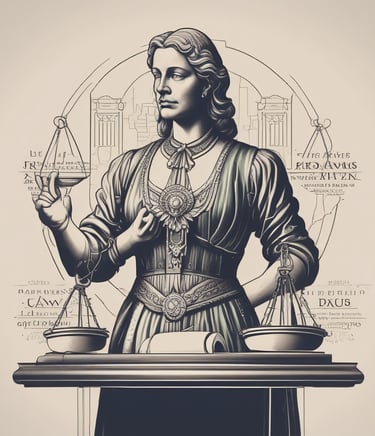 A close-up of a vintage law book with a gavel resting on top, set against a dark wooden background.