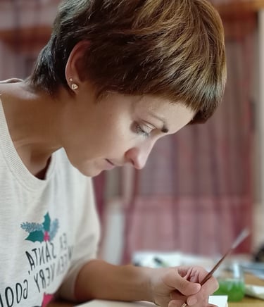 a picture of me creating a new illustration