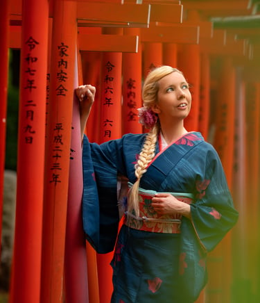 Fotograf Japan Kimono.