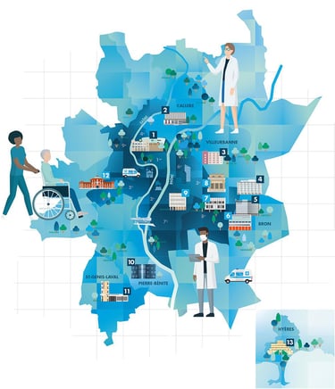 hôpitaux HCL de Lyon