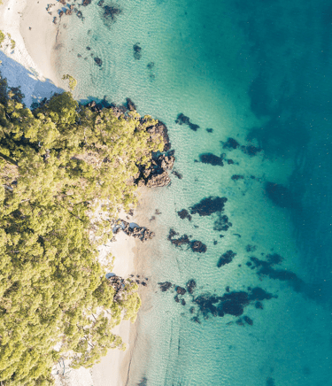 View of Orion Beach in Vincentia on the shores of Jervis Bay